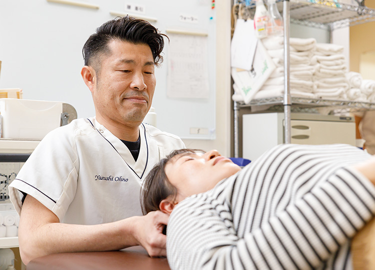 交通事頭痛の故施術